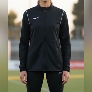 NIKE WOMEN'S DRI-FIT PARK 20 TRACK SOCCER JACKET BLACK/WHITE